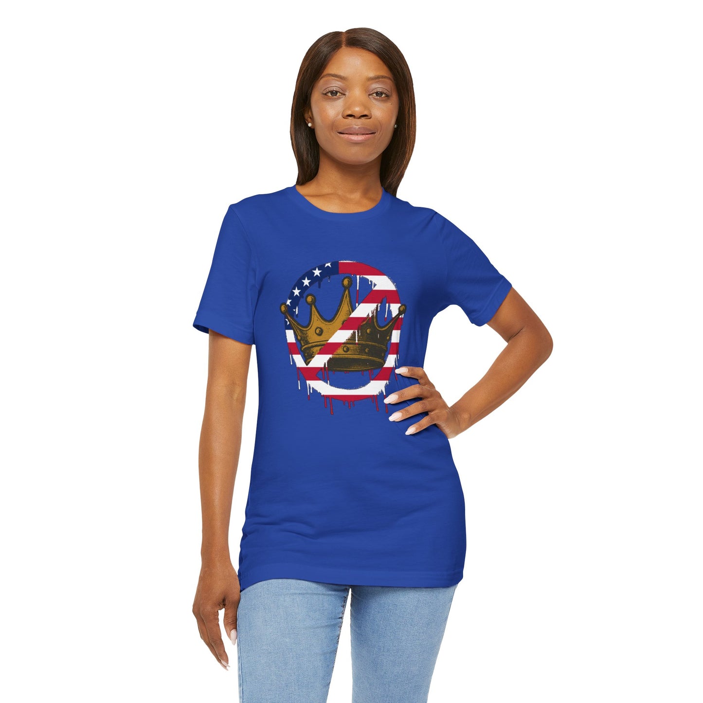 No Kings Protest T-Shirt – Anti-Authoritarian Democracy Graphic Tee