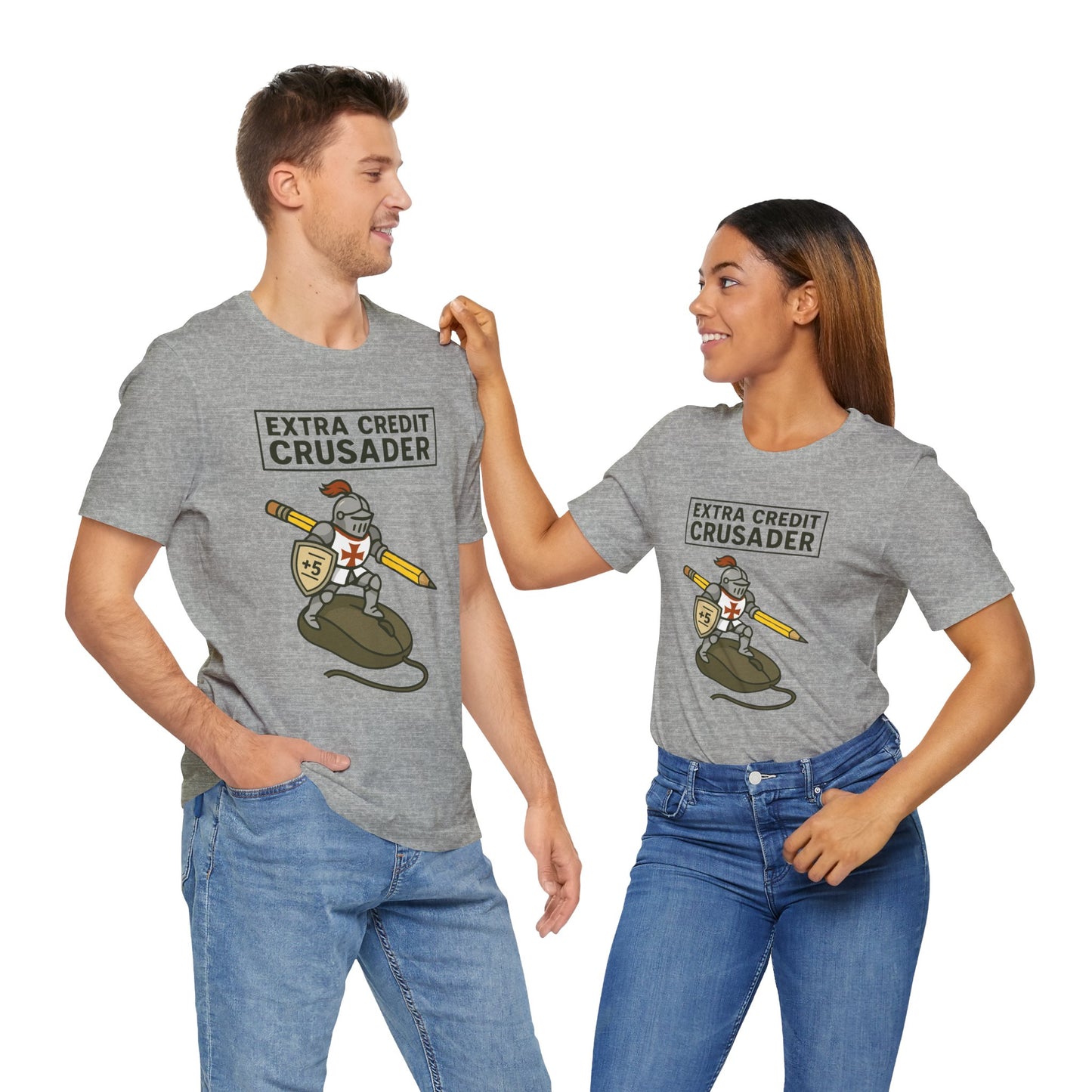 Extra Credit Crusader T-Shirt – Funny Back-to-School Teacher Tee