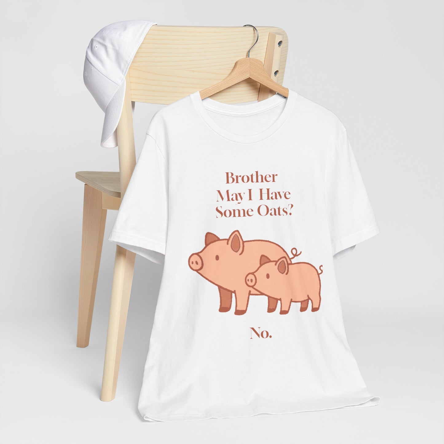 Brother May I Have Some Oats T-Shirt – Funny Viral Pig Meme Tee