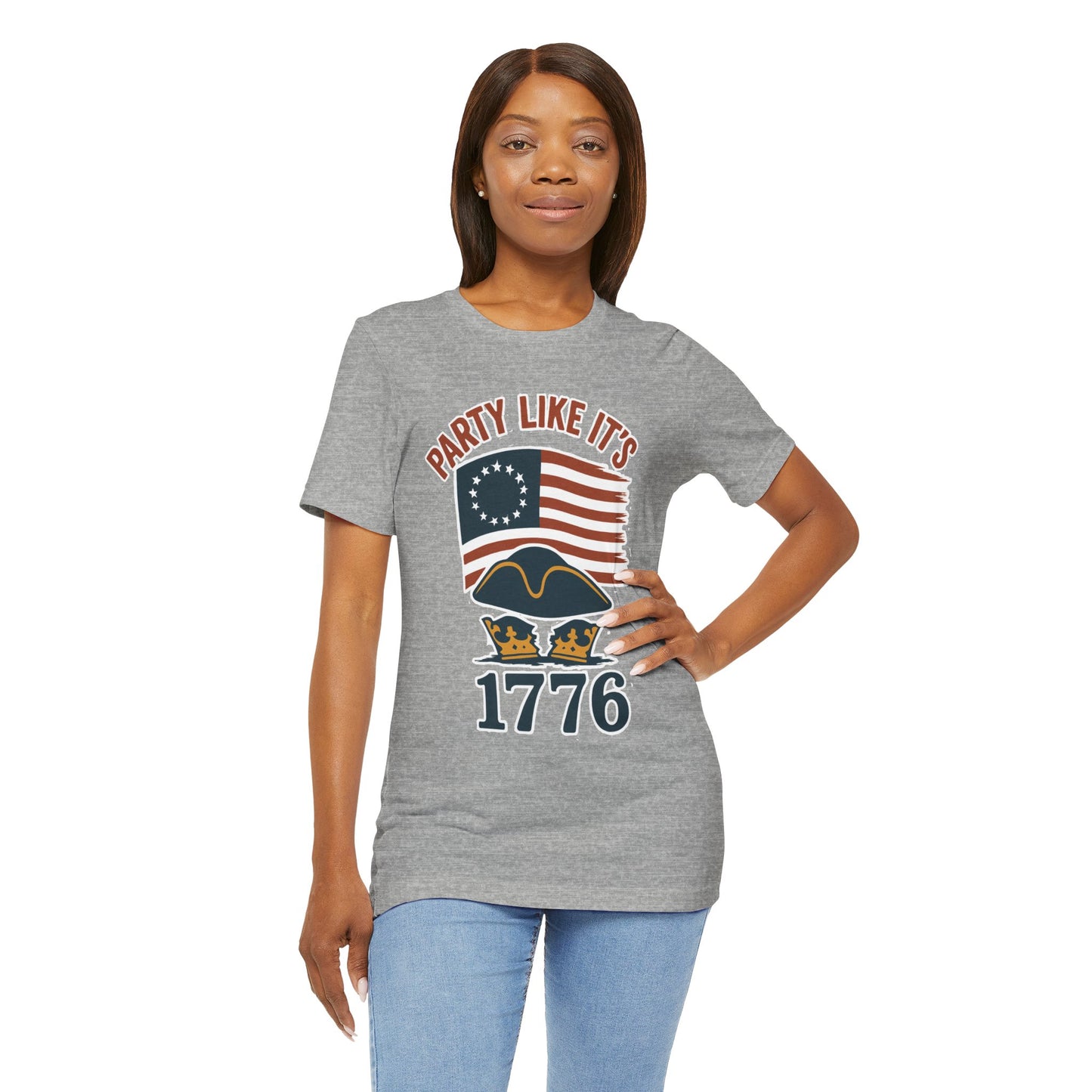 Party Like It’s 1776 T-Shirt – Revolutionary Spirit USA Tee - WhimSpin - https://whimspin.com