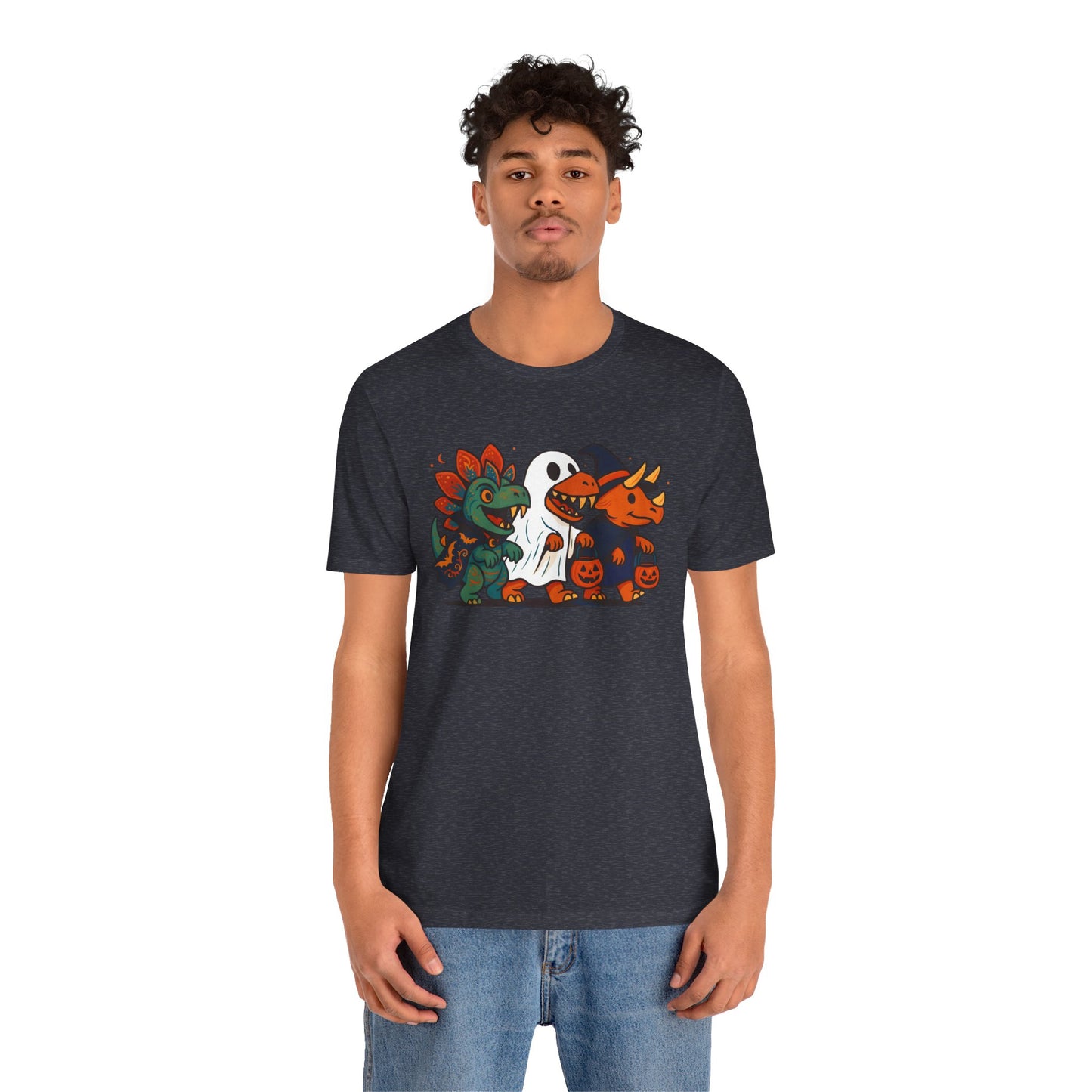 Halloween Dino Squad T-Shirt – Funny Trick-or-Treat Dinosaur Tee
