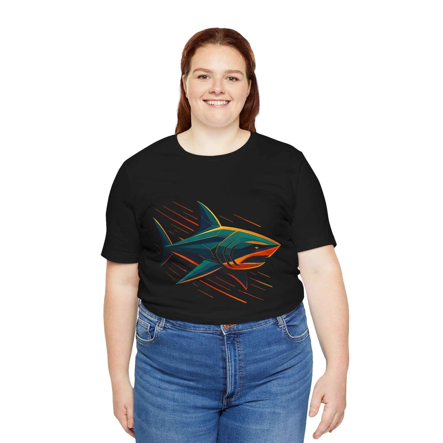 Electric Apex Shark T-Shirt – Bold Ocean Graphic Tee