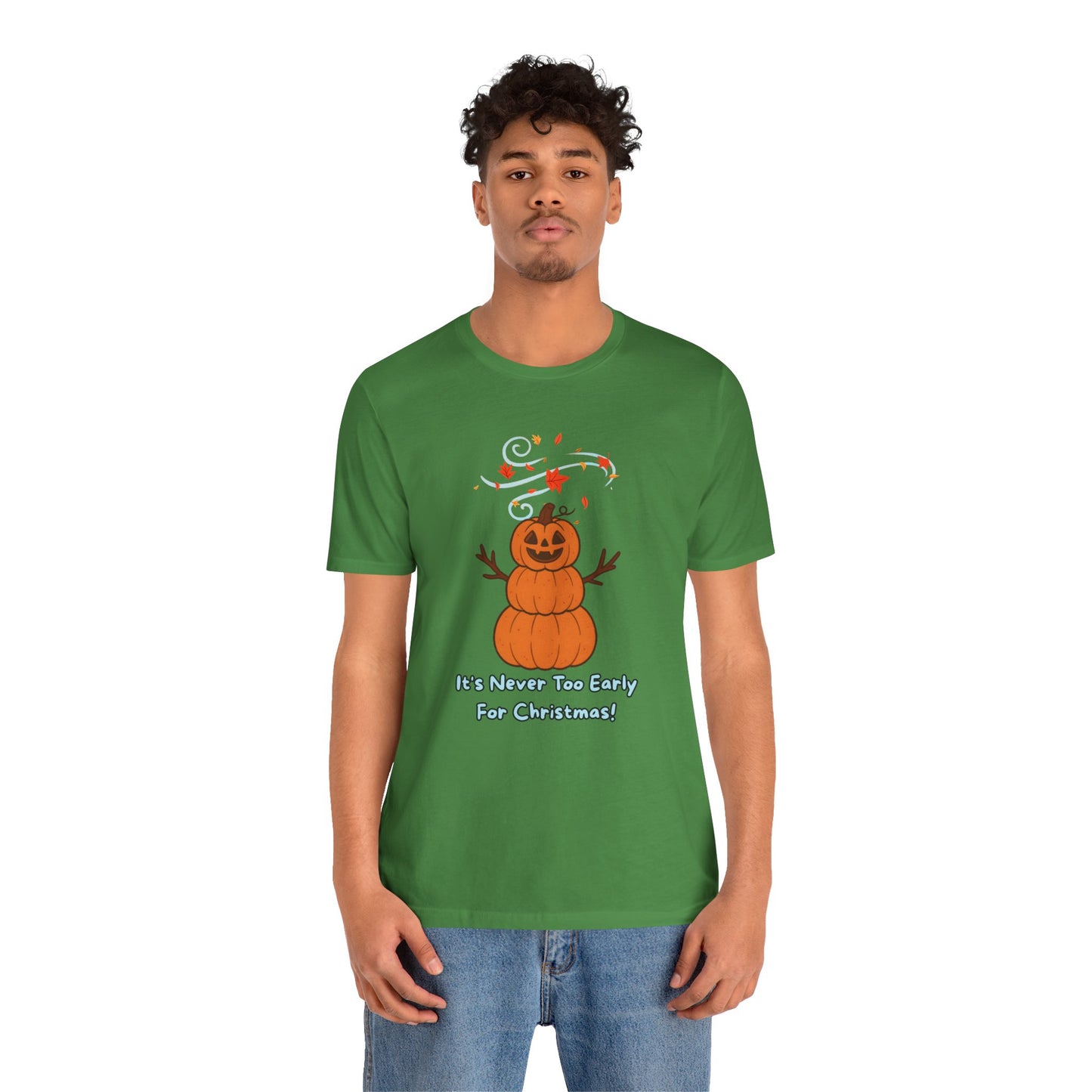 Pumpkin Snowman Shirt – Funny Halloween Christmas Mashup Tee
