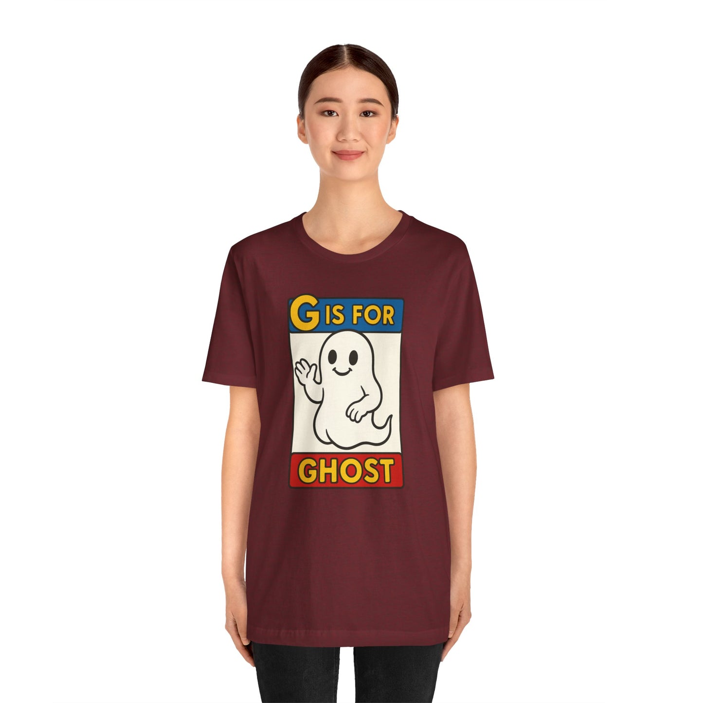 G Is for Ghost Shirt – Funny Monster Alphabet Halloween Tee
