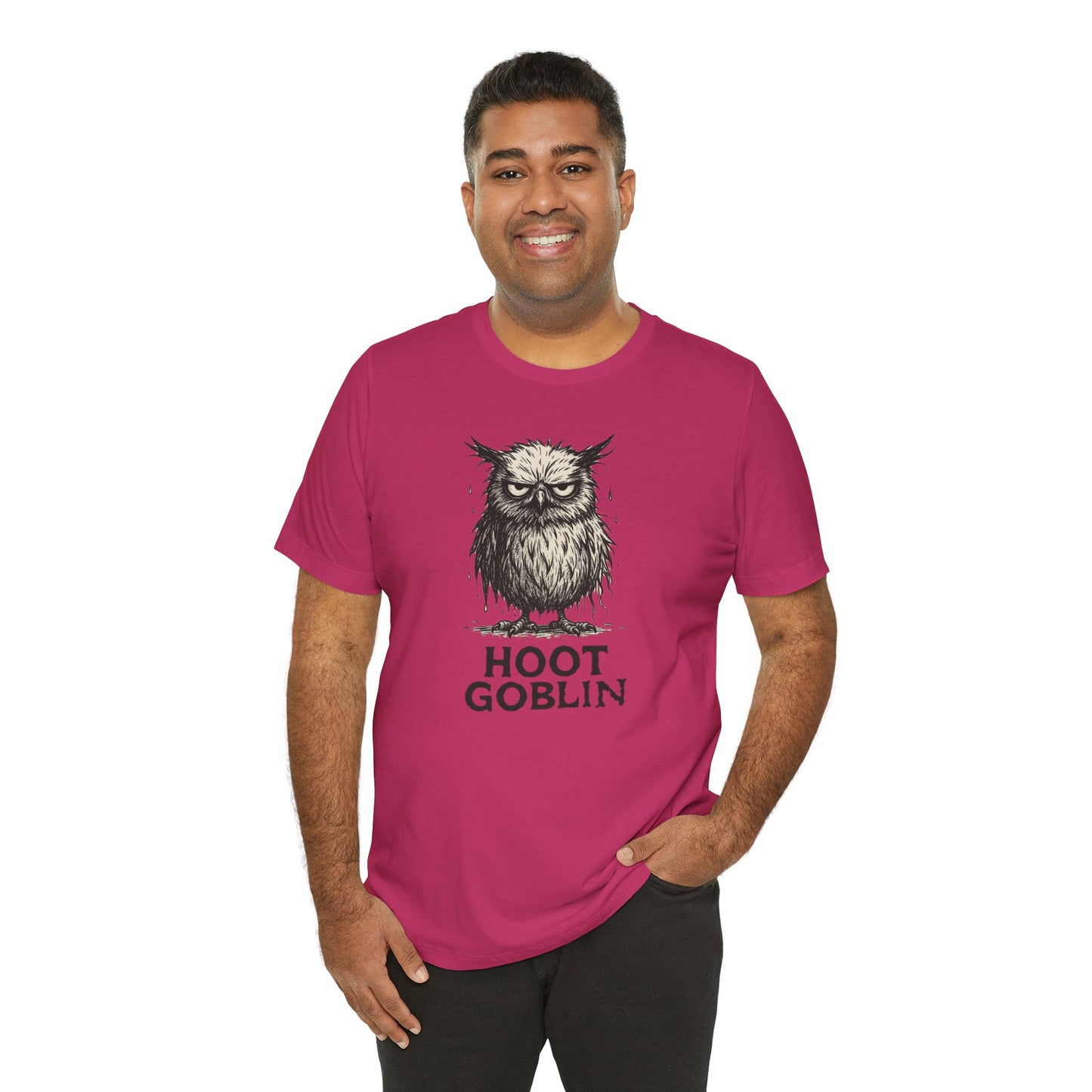 Hoot Goblin T-Shirt – Funny Owl Tee for Night Owls & Mischief Makers