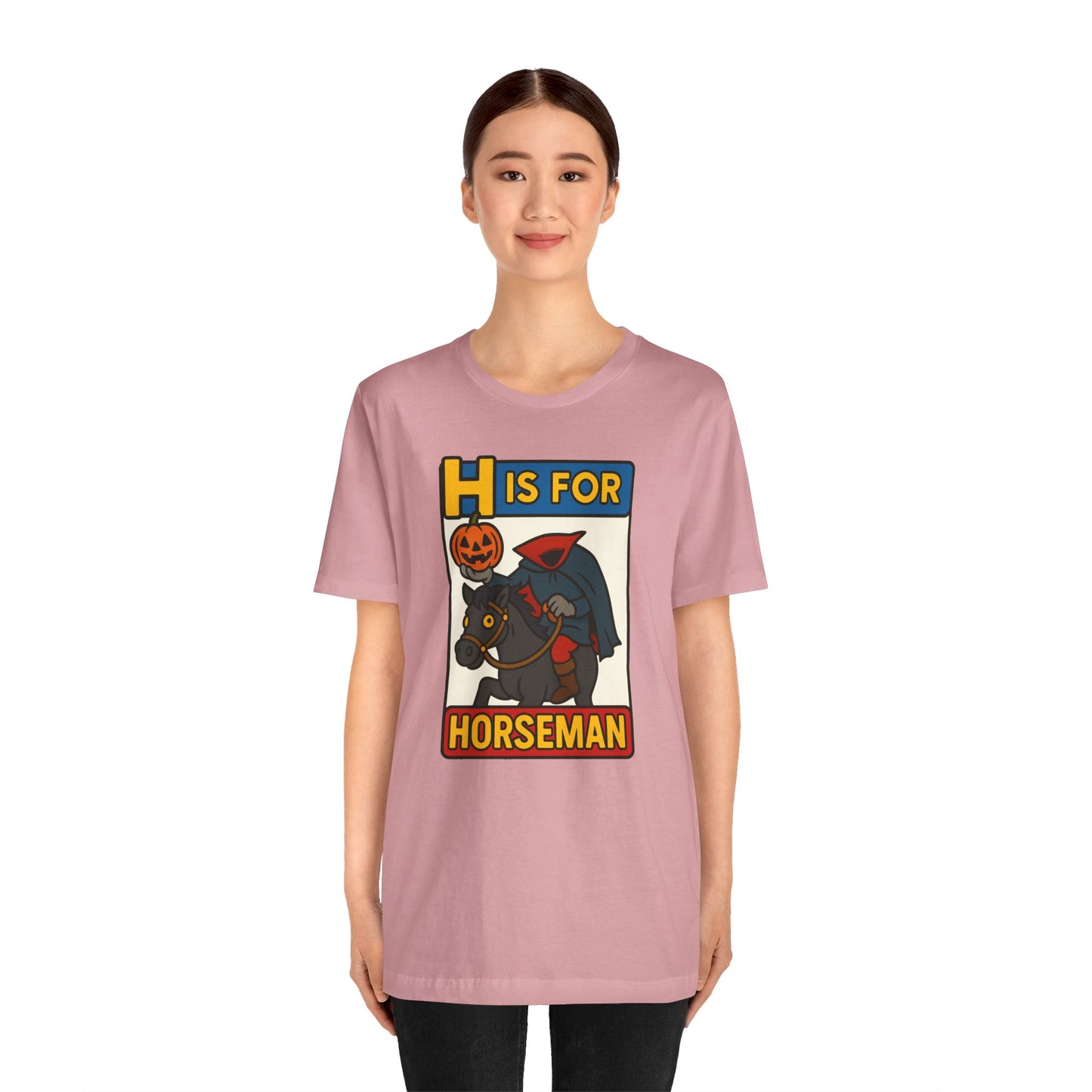 H Is for Horseman Shirt – Headless Horseman Halloween Tee