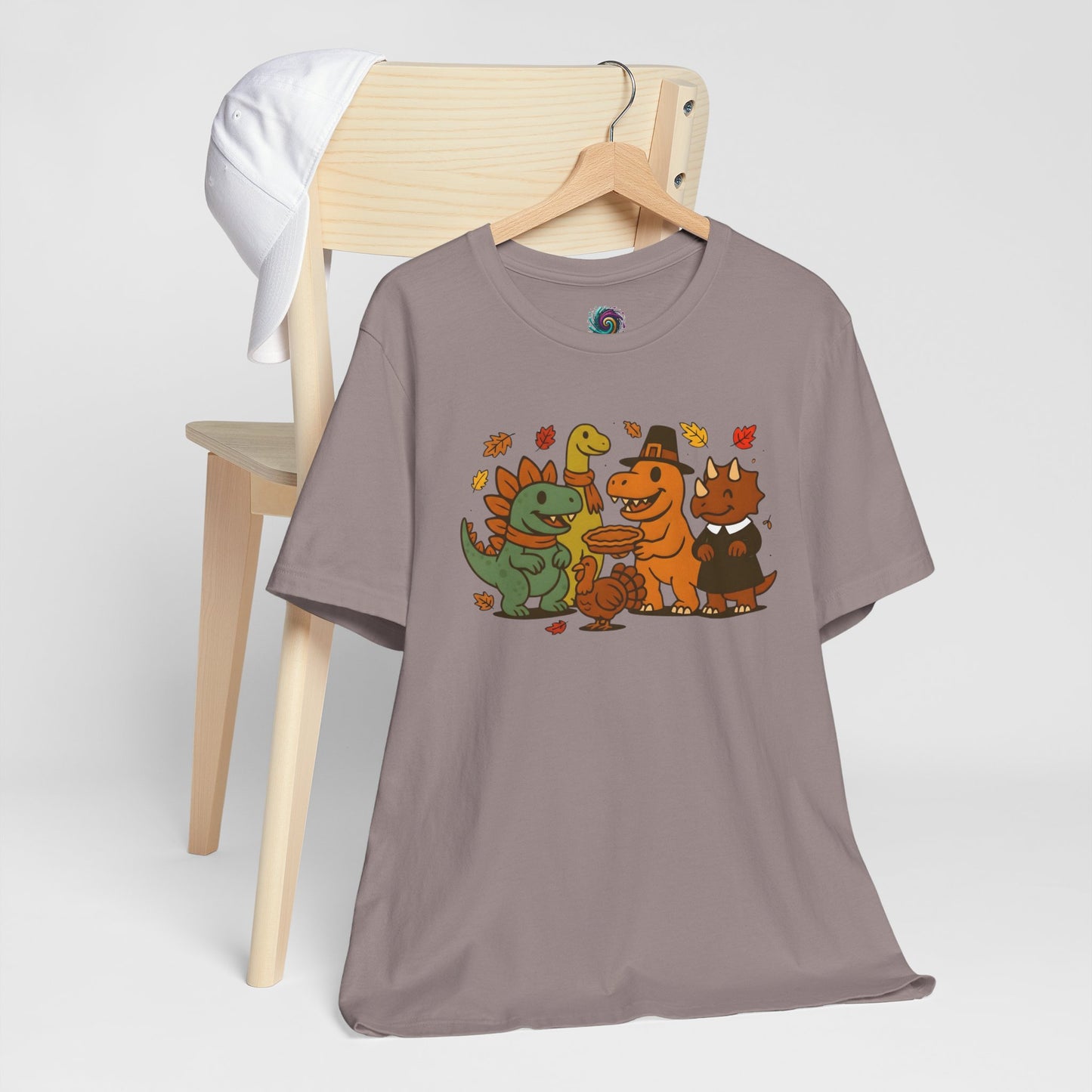Thanksgiving Dinosaur T-Shirt – Funny Dino Thanksgiving Tee