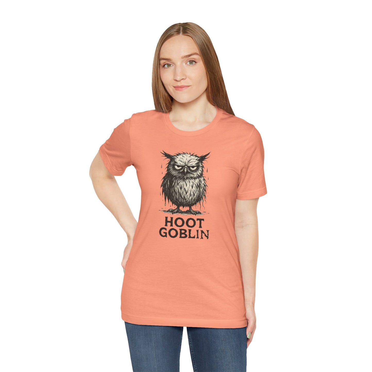 Hoot Goblin T-Shirt – Funny Owl Tee for Night Owls & Mischief Makers