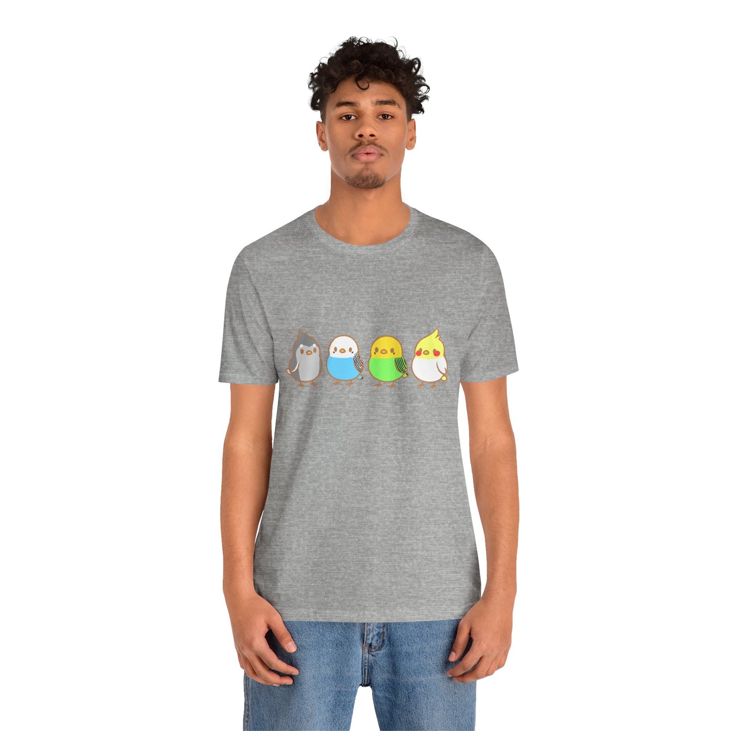 Chirpy Flock Bird T-Shirt – Cute Tee for Animal Lovers - WhimSpin - https://whimspin.com