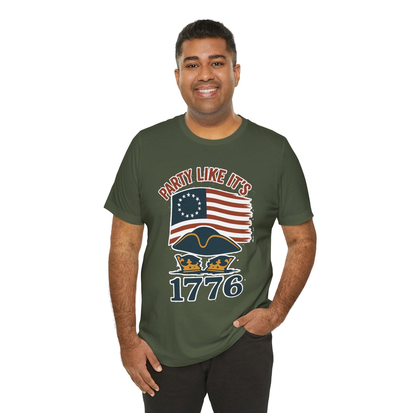 Party Like It’s 1776 T-Shirt – Revolutionary Spirit USA Tee - WhimSpin - https://whimspin.com