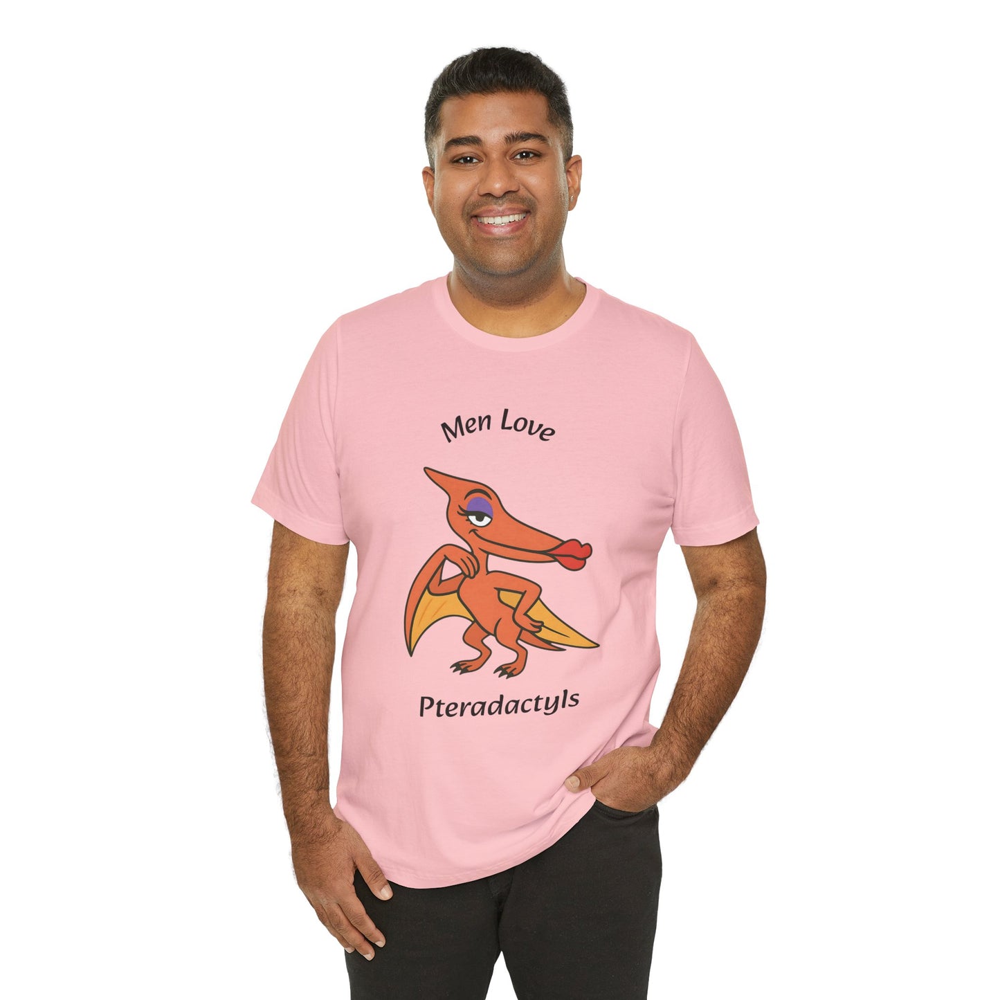 Men Love Pterodactyls Tee – Funny Dinosaur Graphic Shirt - WhimSpin - https://whimspin.com