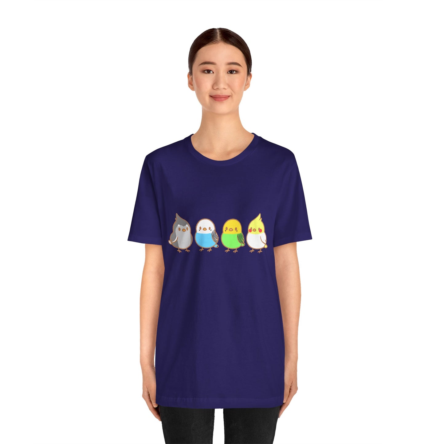 Chirpy Flock Bird T-Shirt – Cute Tee for Animal Lovers - WhimSpin - https://whimspin.com
