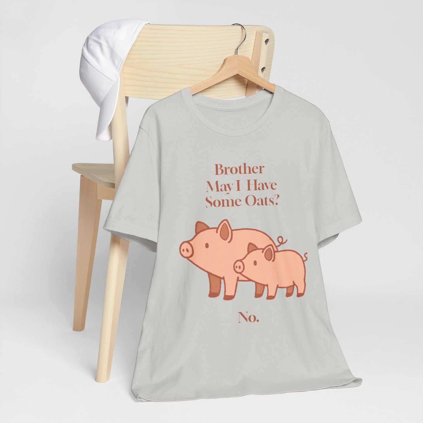Brother May I Have Some Oats T-Shirt – Funny Viral Pig Meme Tee
