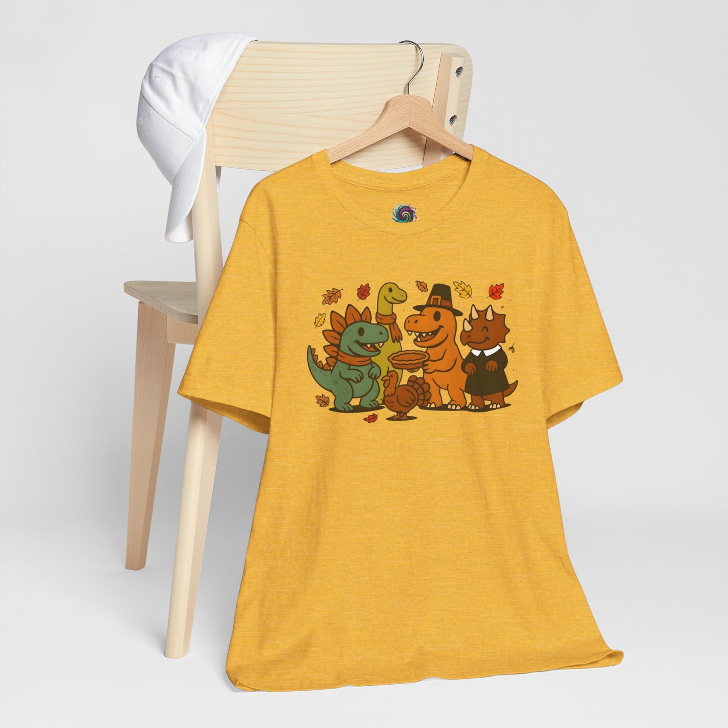 Thanksgiving Dinosaur T-Shirt – Funny Dino Thanksgiving Tee