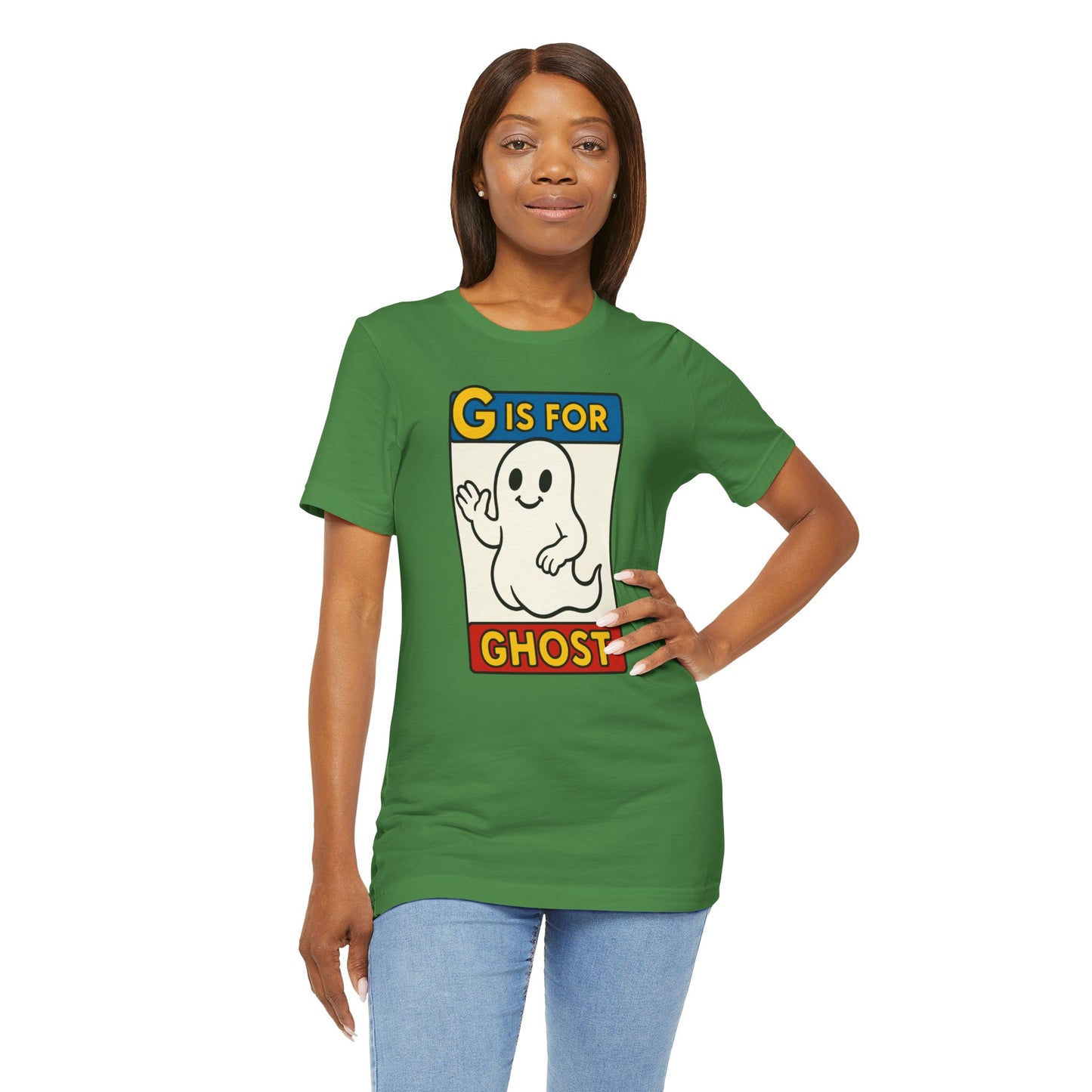 G Is for Ghost Shirt – Funny Monster Alphabet Halloween Tee
