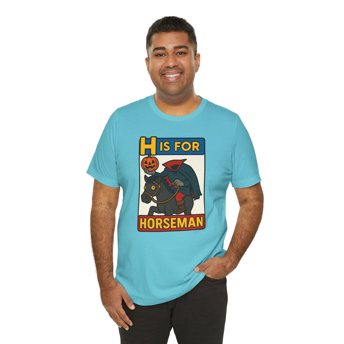 H Is for Horseman Shirt – Headless Horseman Halloween Tee