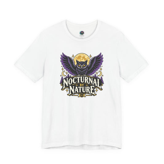 Nocturnal by Nature T-Shirt – Moonlit Owl Graphic Tee
