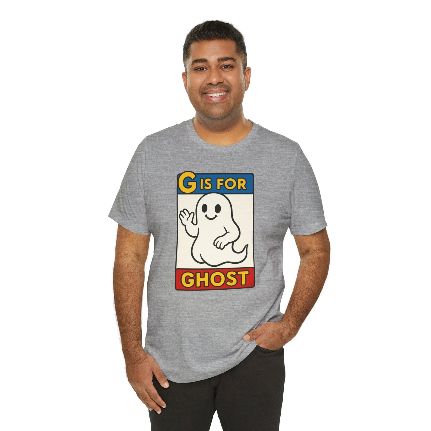 G Is for Ghost Shirt – Funny Monster Alphabet Halloween Tee