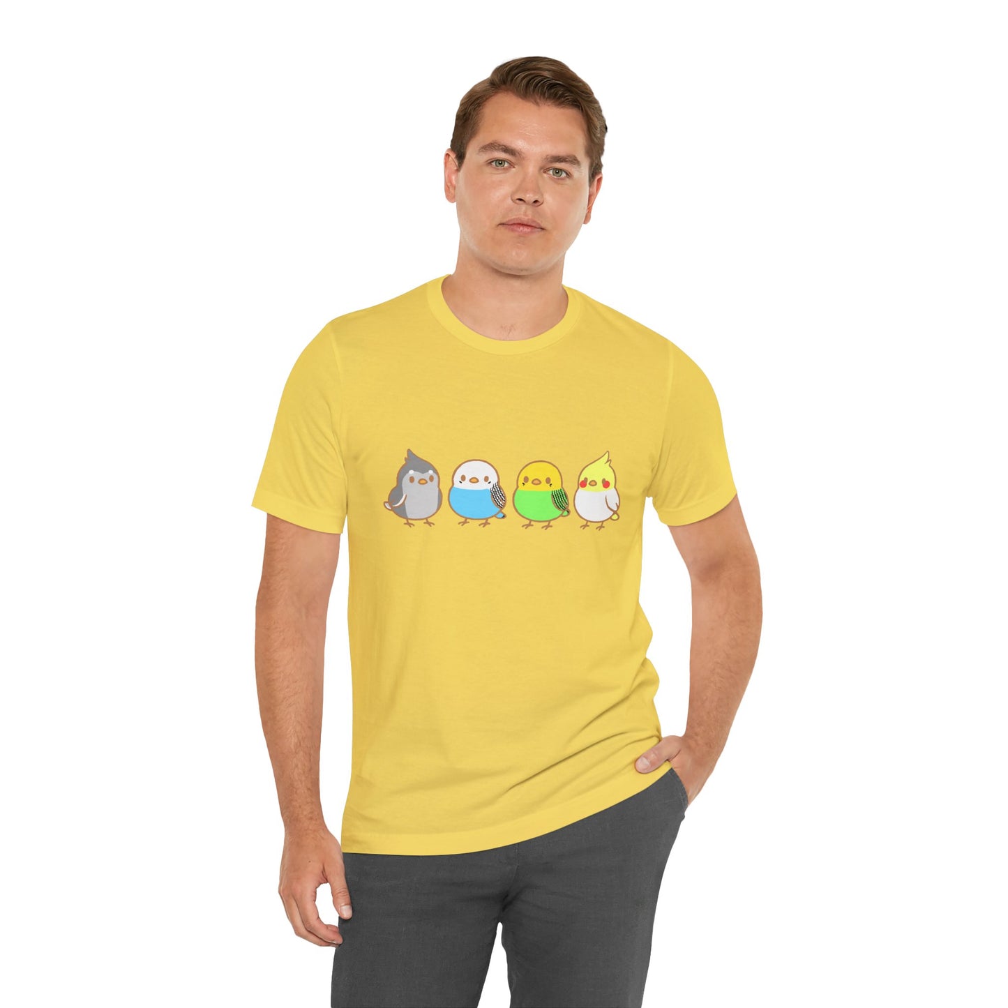 Chirpy Flock Bird T-Shirt – Cute Tee for Animal Lovers - WhimSpin - https://whimspin.com