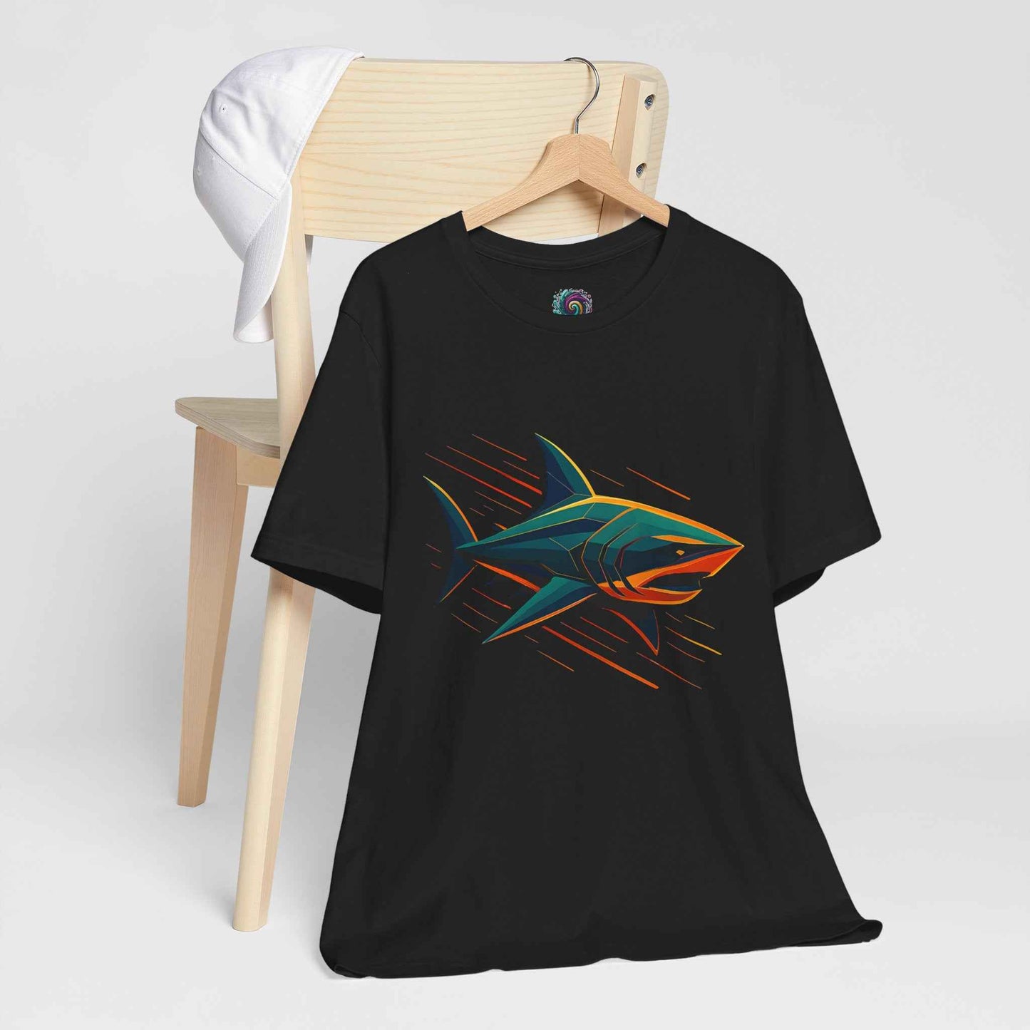 Electric Apex Shark T-Shirt – Bold Ocean Graphic Tee
