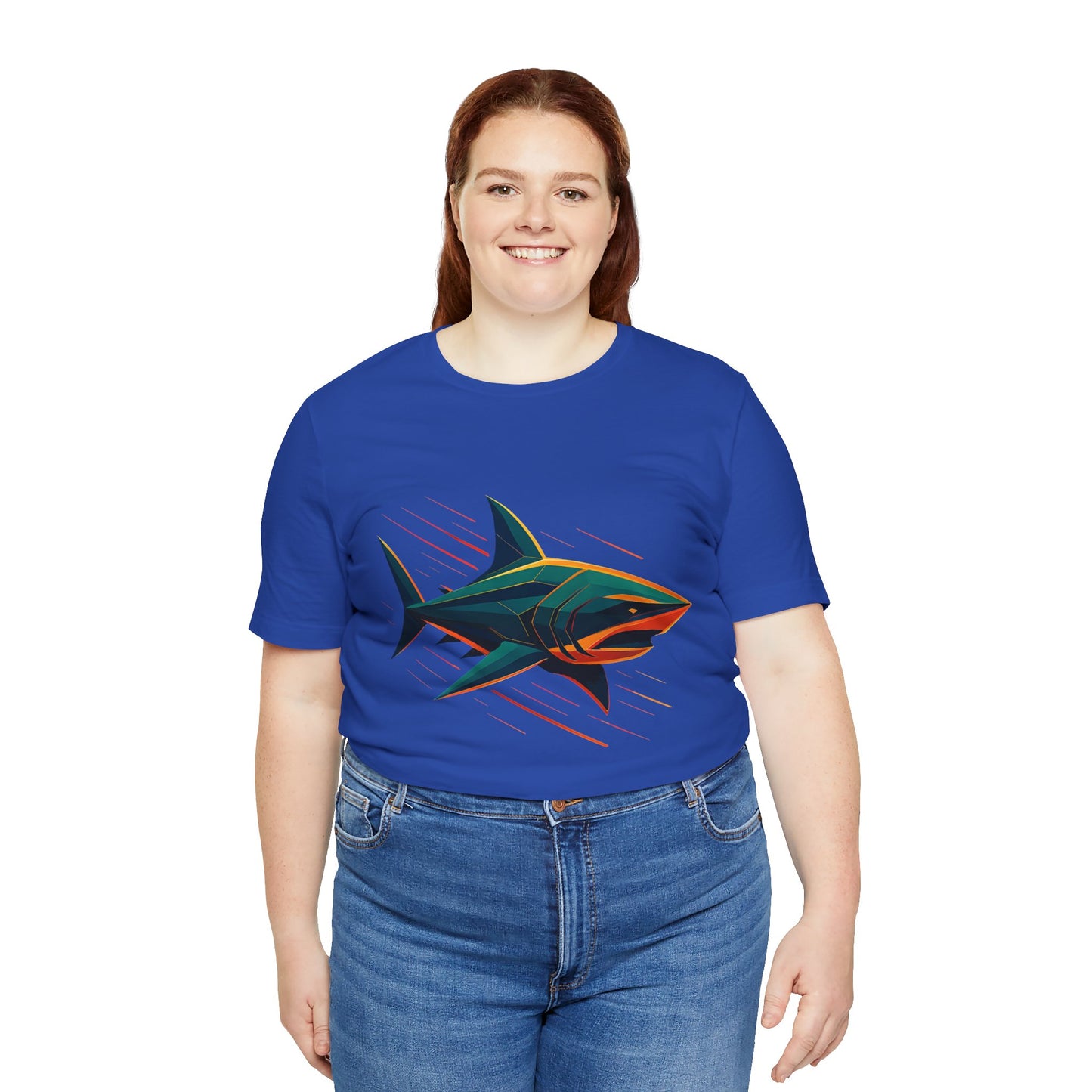Electric Apex Shark T-Shirt – Bold Ocean Graphic Tee - WhimSpin - https://whimspin.com