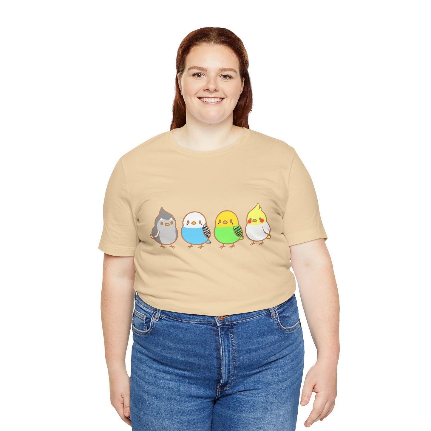 Chirpy Flock Bird T-Shirt – Cute Tee for Animal Lovers - WhimSpin - https://whimspin.com