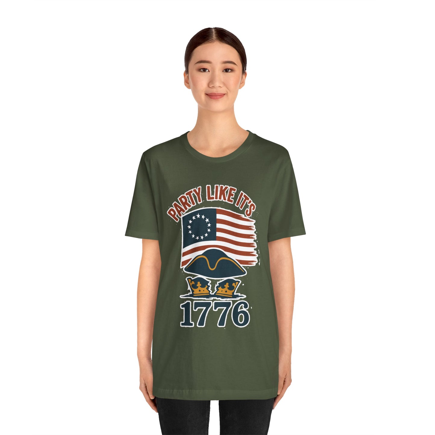 Party Like It’s 1776 T-Shirt – Revolutionary Spirit USA Tee - WhimSpin - https://whimspin.com