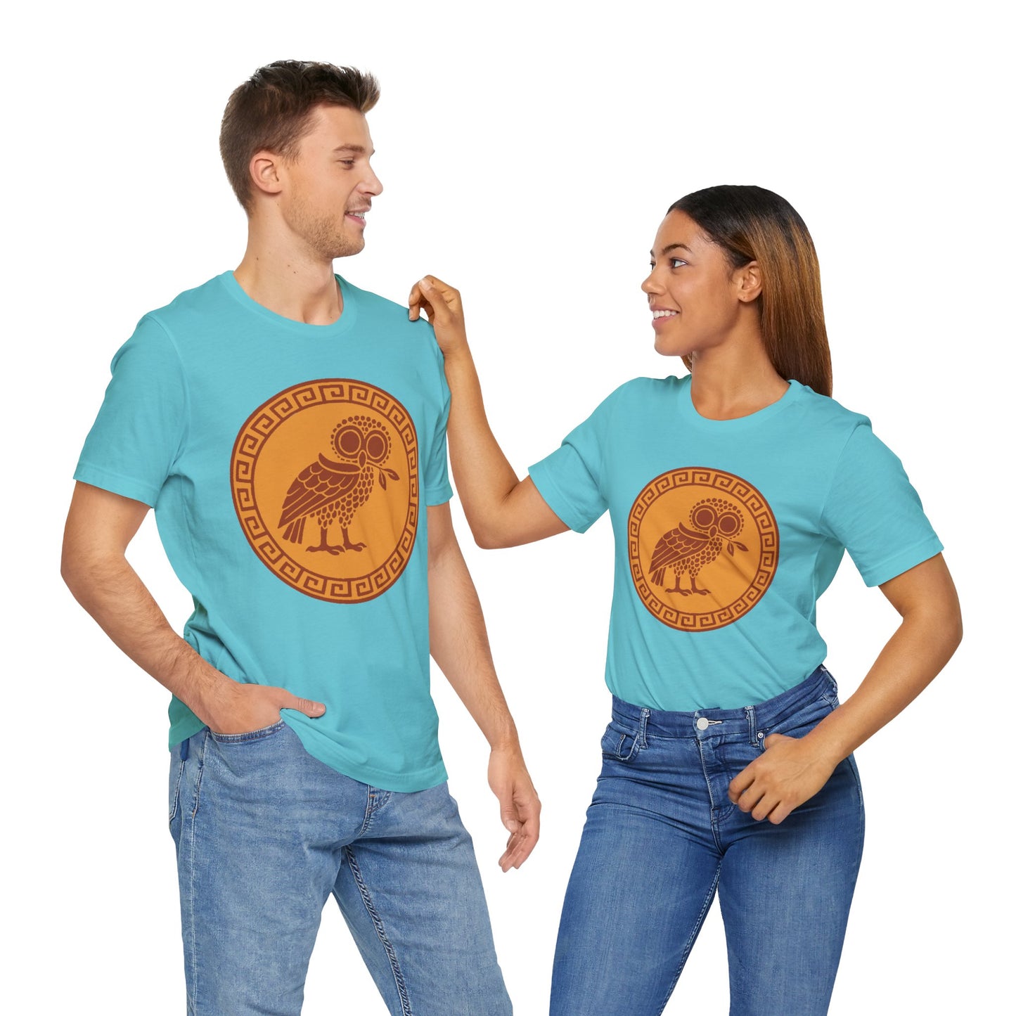 Athena’s Owl T-Shirt – Greek Mythology Bird Tee