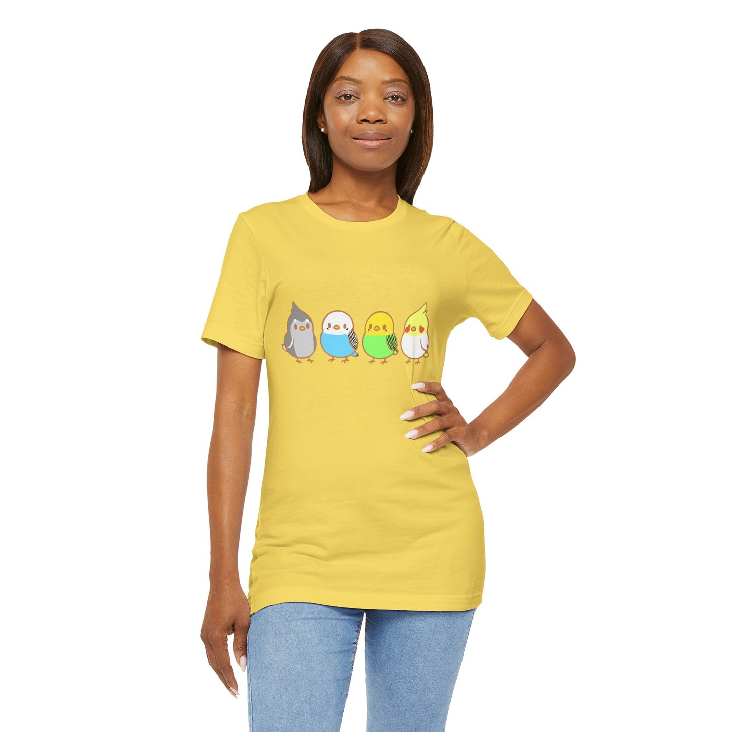 Chirpy Flock Bird T-Shirt – Cute Tee for Animal Lovers - WhimSpin - https://whimspin.com