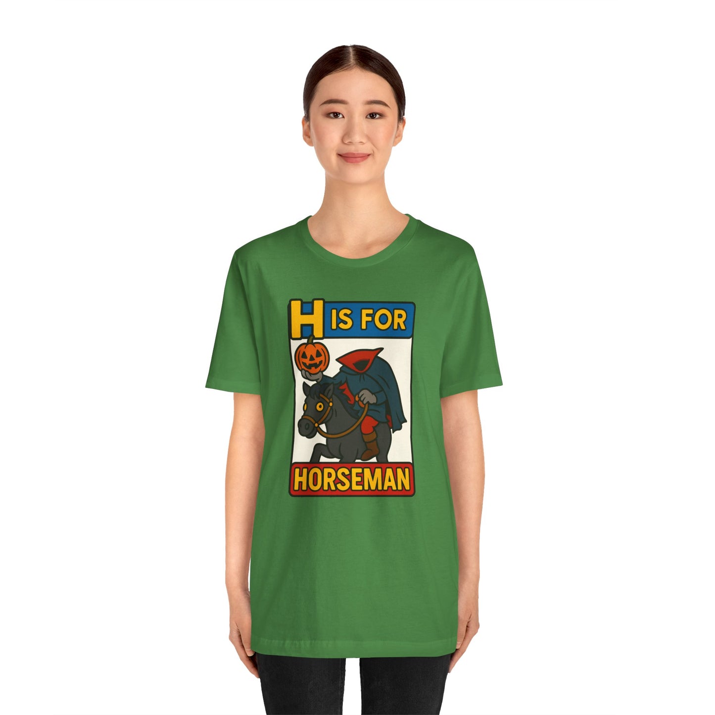 H Is for Horseman Shirt – Headless Horseman Halloween Tee