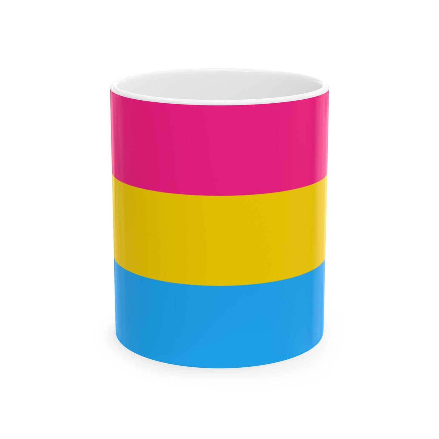 Pansexual Pride Flag Mug – Colorful LGBTQ+ Ceramic Cup