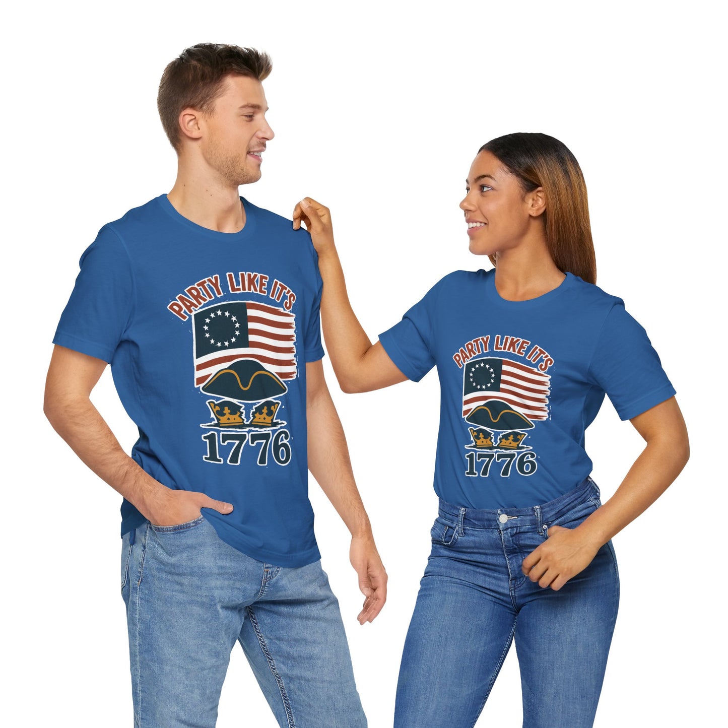 Party Like It’s 1776 T-Shirt – Revolutionary Spirit USA Tee - WhimSpin - https://whimspin.com