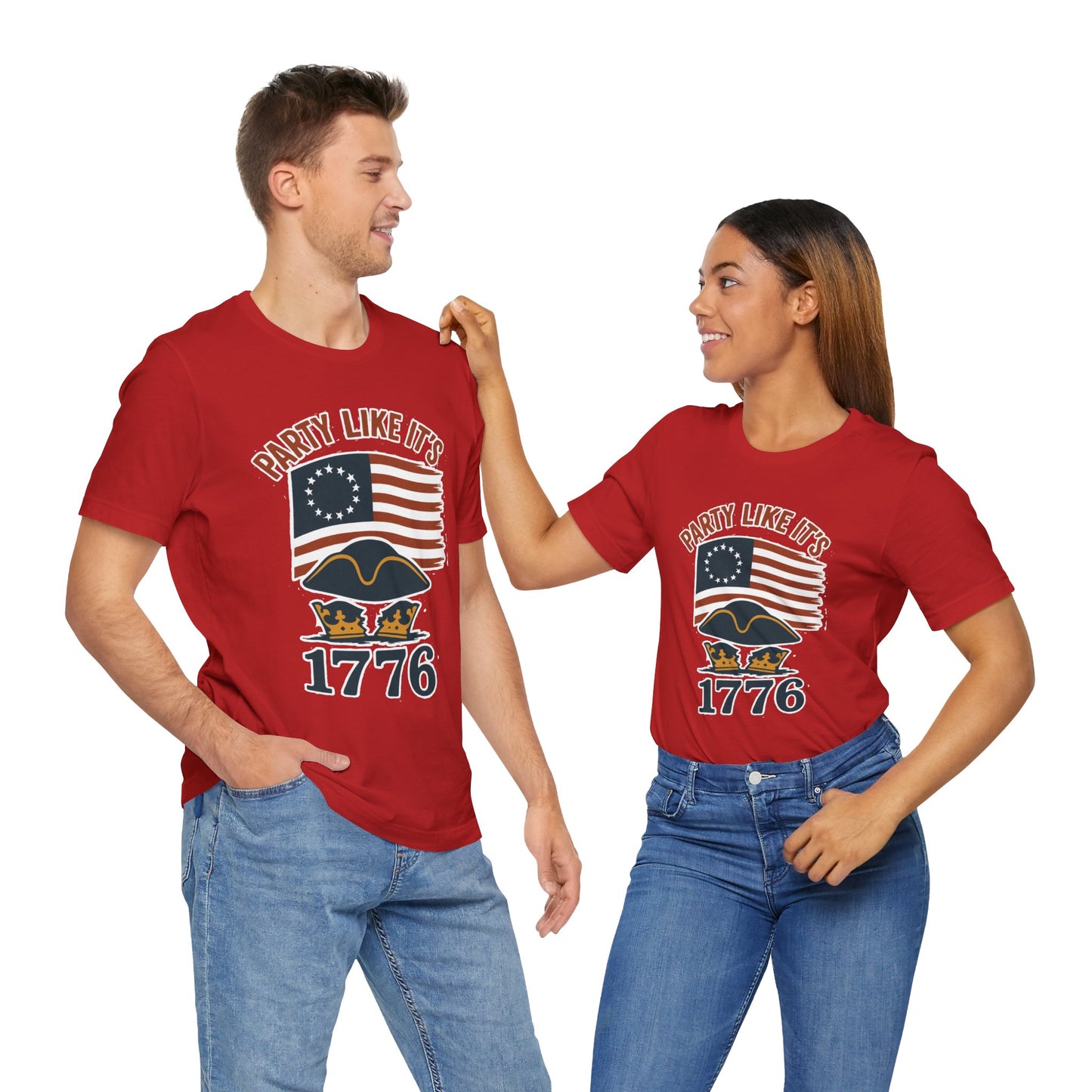 Party Like It’s 1776 T-Shirt – Revolutionary Spirit USA Tee - WhimSpin - https://whimspin.com
