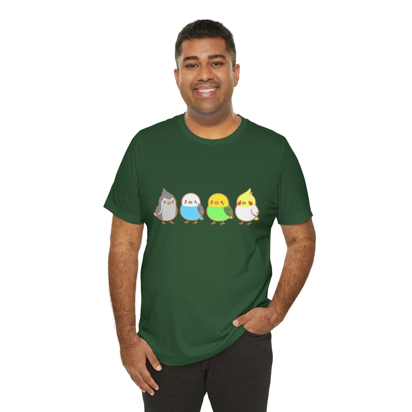 Chirpy Flock Bird T-Shirt – Cute Tee for Animal Lovers - WhimSpin - https://whimspin.com