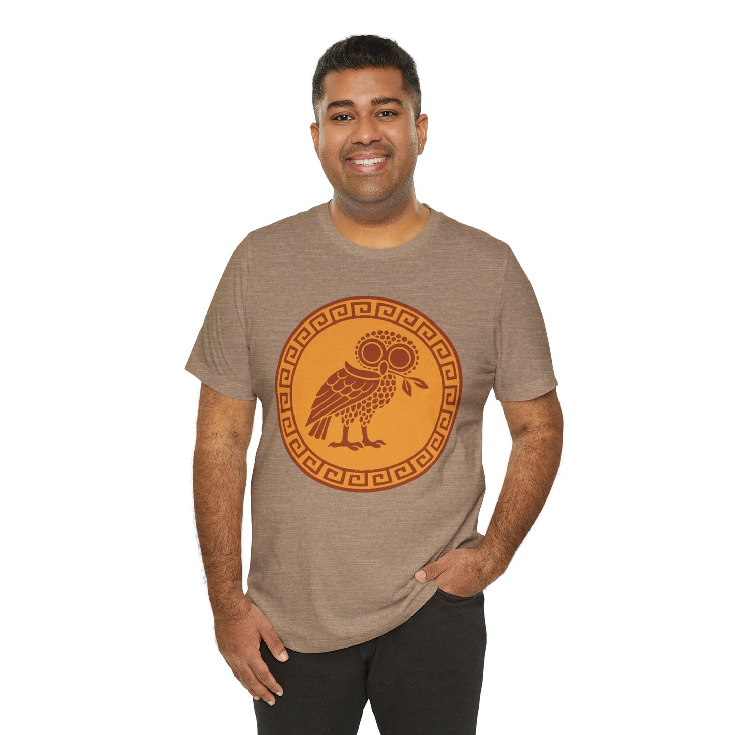 Athena’s Owl T-Shirt – Greek Mythology Bird Tee
