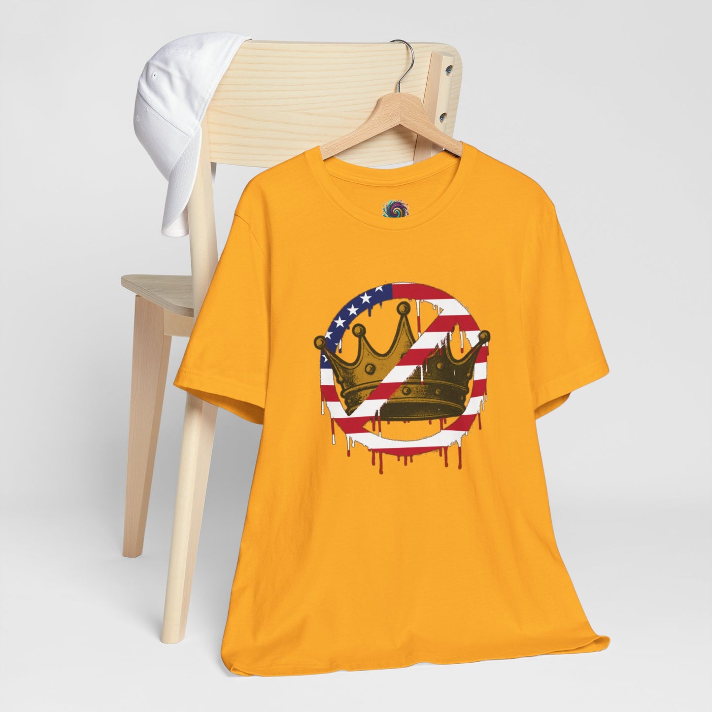 No Kings Protest T-Shirt – Anti-Authoritarian Democracy Graphic Tee