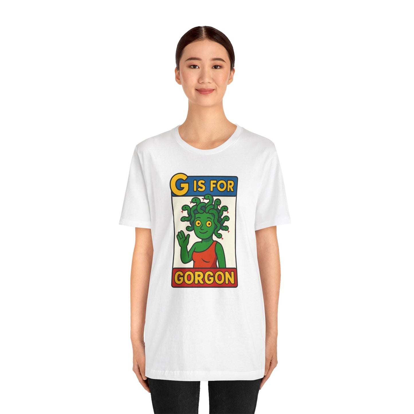 G Is for Gorgon T-Shirt – Funny Gorgon Legend Alphabet Tee