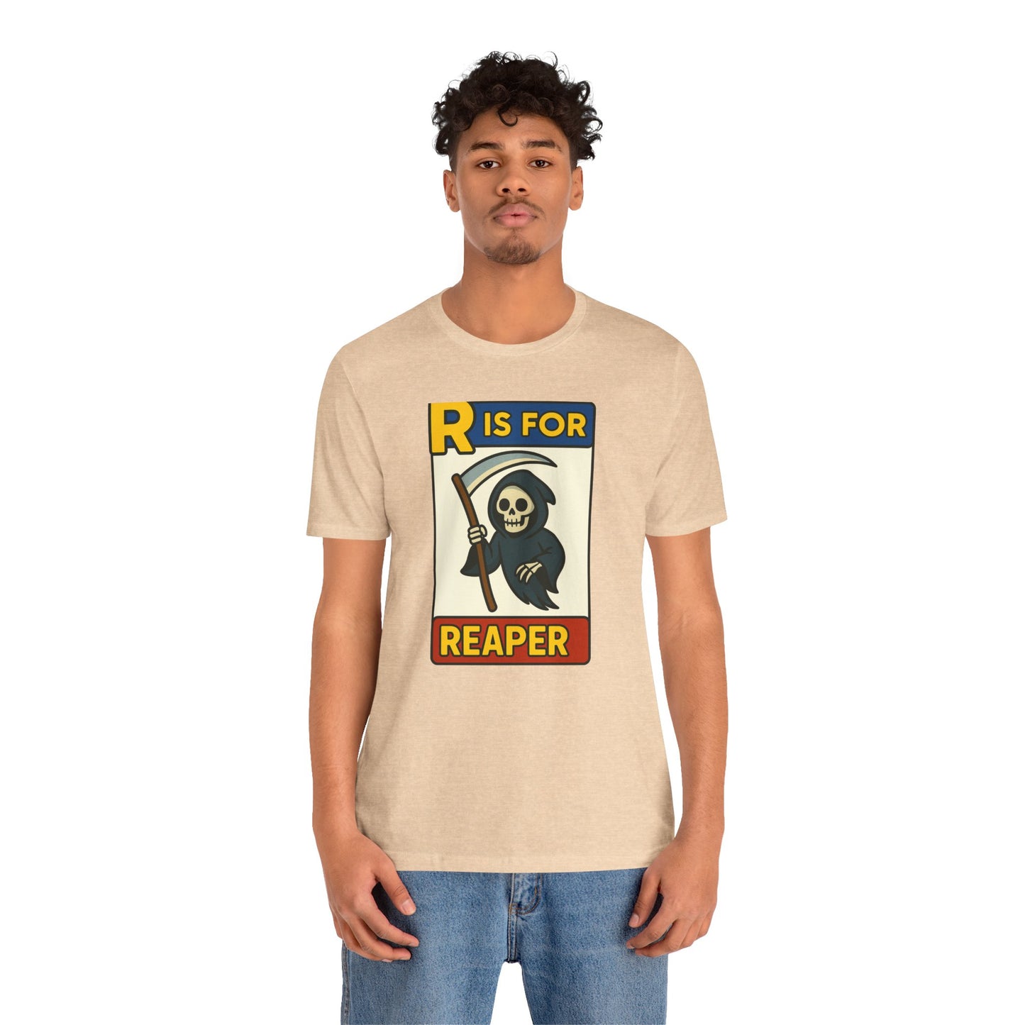 R Is for Reaper T-Shirt – Cute Grim Reaper Shirt from the Monster Alphabet Series
