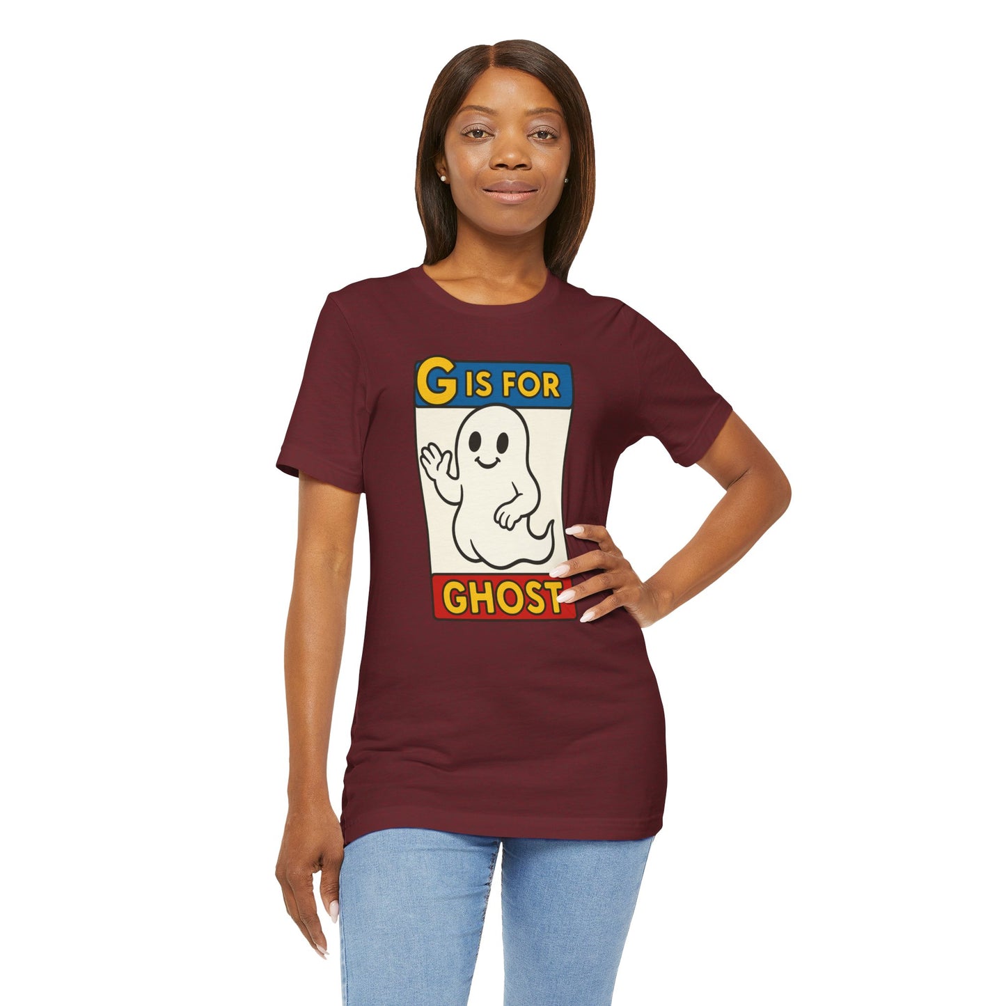G Is for Ghost Shirt – Funny Monster Alphabet Halloween Tee