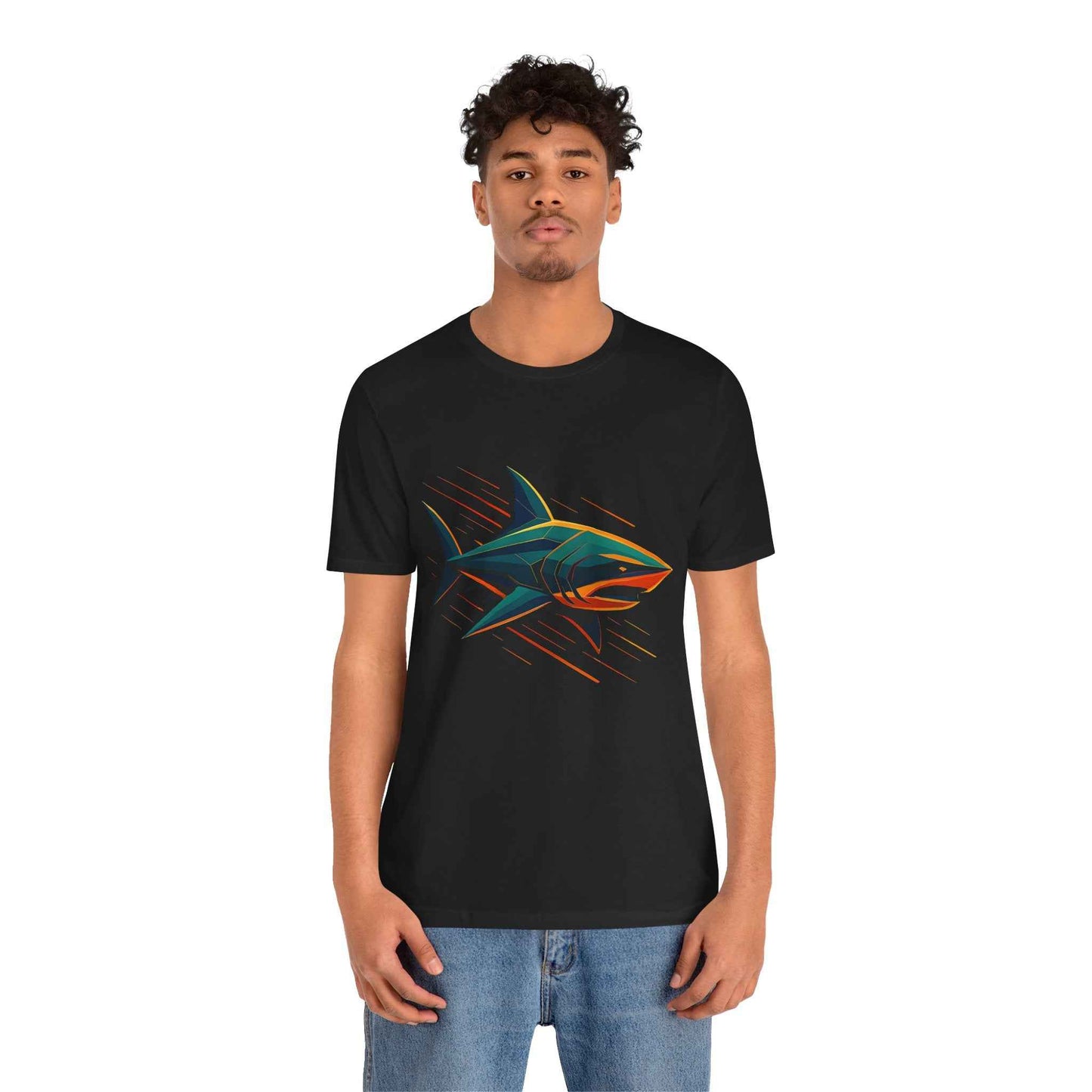Electric Apex Shark T-Shirt – Bold Ocean Graphic Tee