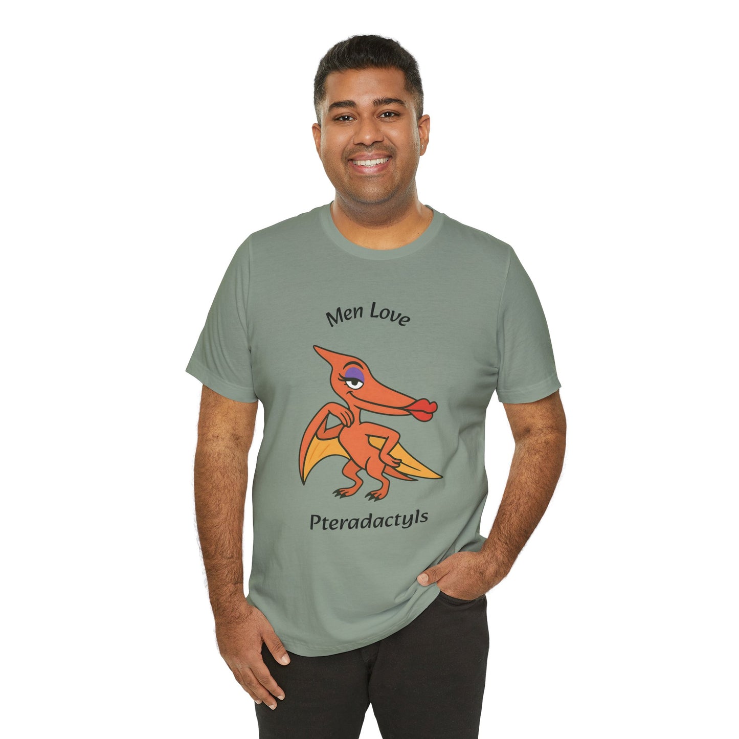 Men Love Pterodactyls Tee – Funny Dinosaur Graphic Shirt - WhimSpin - https://whimspin.com