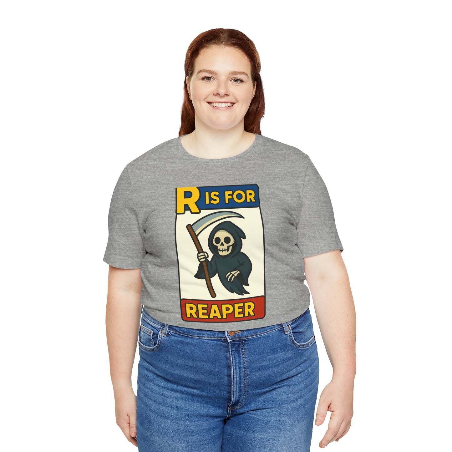 R Is for Reaper T-Shirt – Cute Grim Reaper Shirt from the Monster Alphabet Series