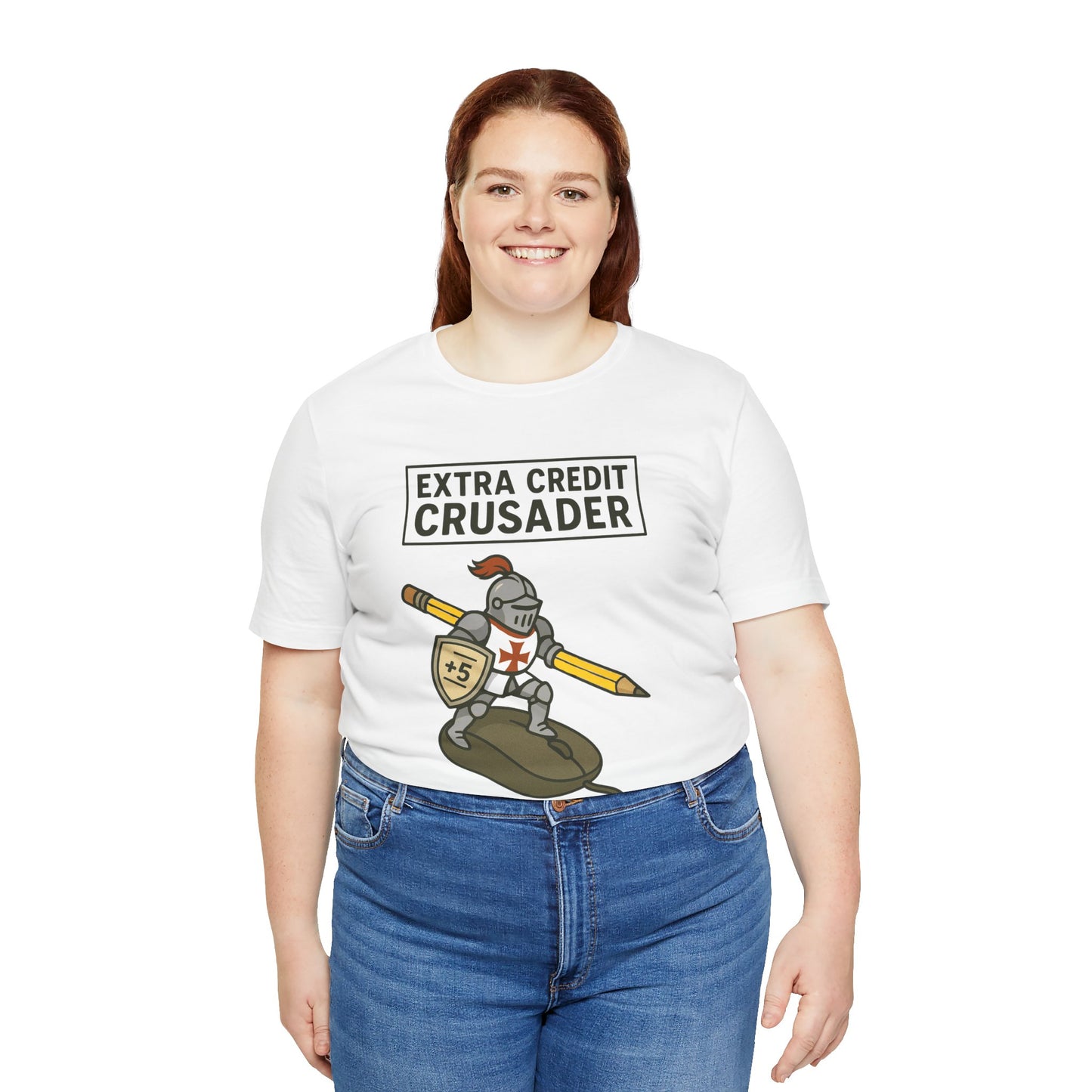 Extra Credit Crusader T-Shirt – Funny Back-to-School Teacher Tee