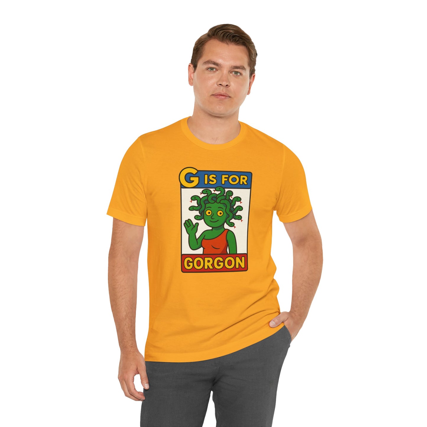 G Is for Gorgon T-Shirt – Funny Gorgon Legend Alphabet Tee