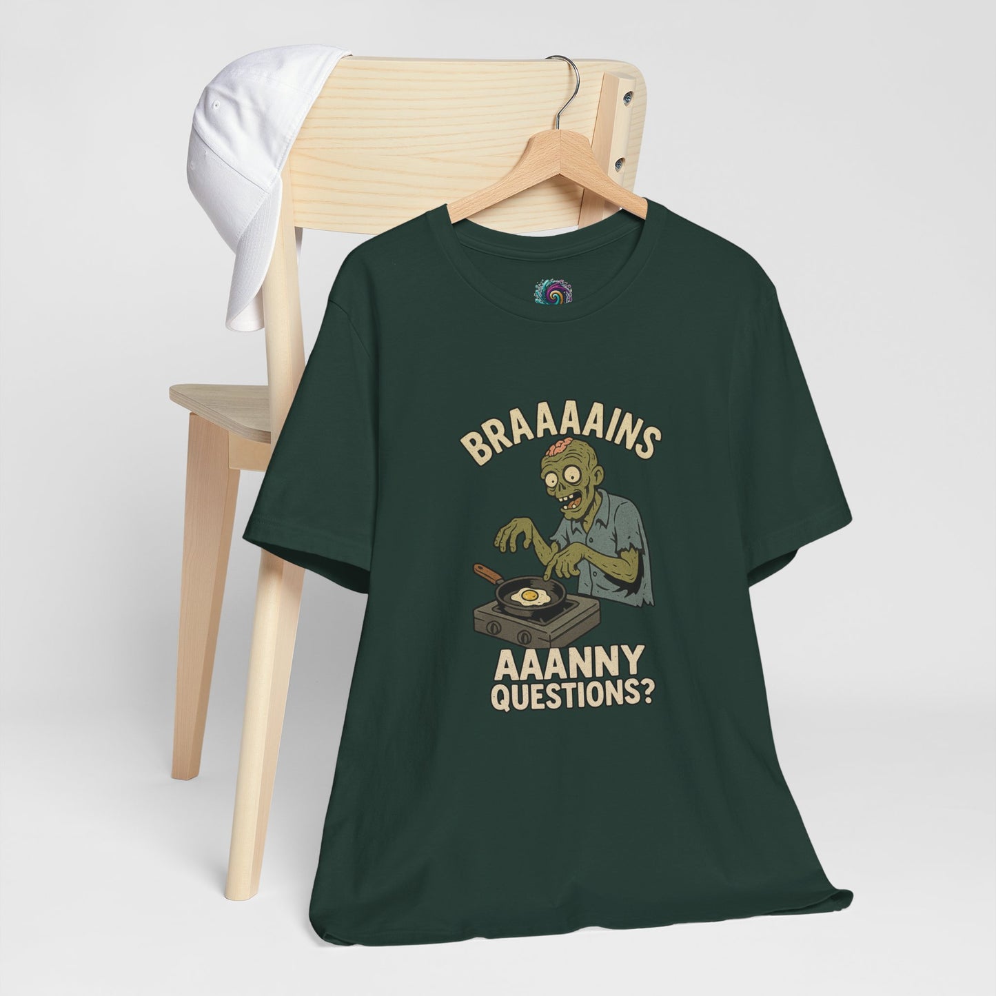 Zombie Brains on Drugs T-Shirt – Funny Halloween Cooking Tee