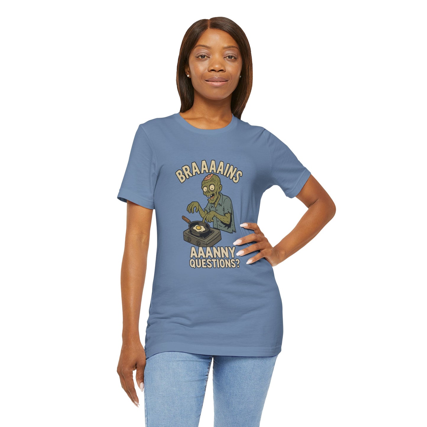 Zombie Brains on Drugs T-Shirt – Funny Halloween Cooking Tee