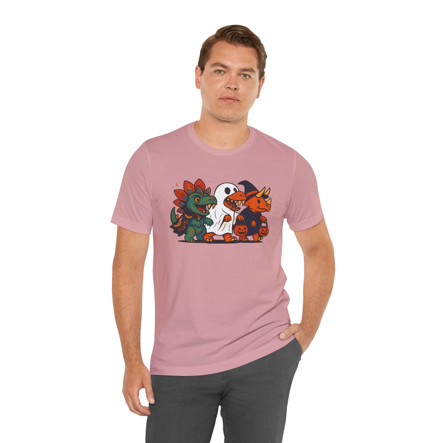 Halloween Dino Squad T-Shirt – Funny Trick-or-Treat Dinosaur Tee