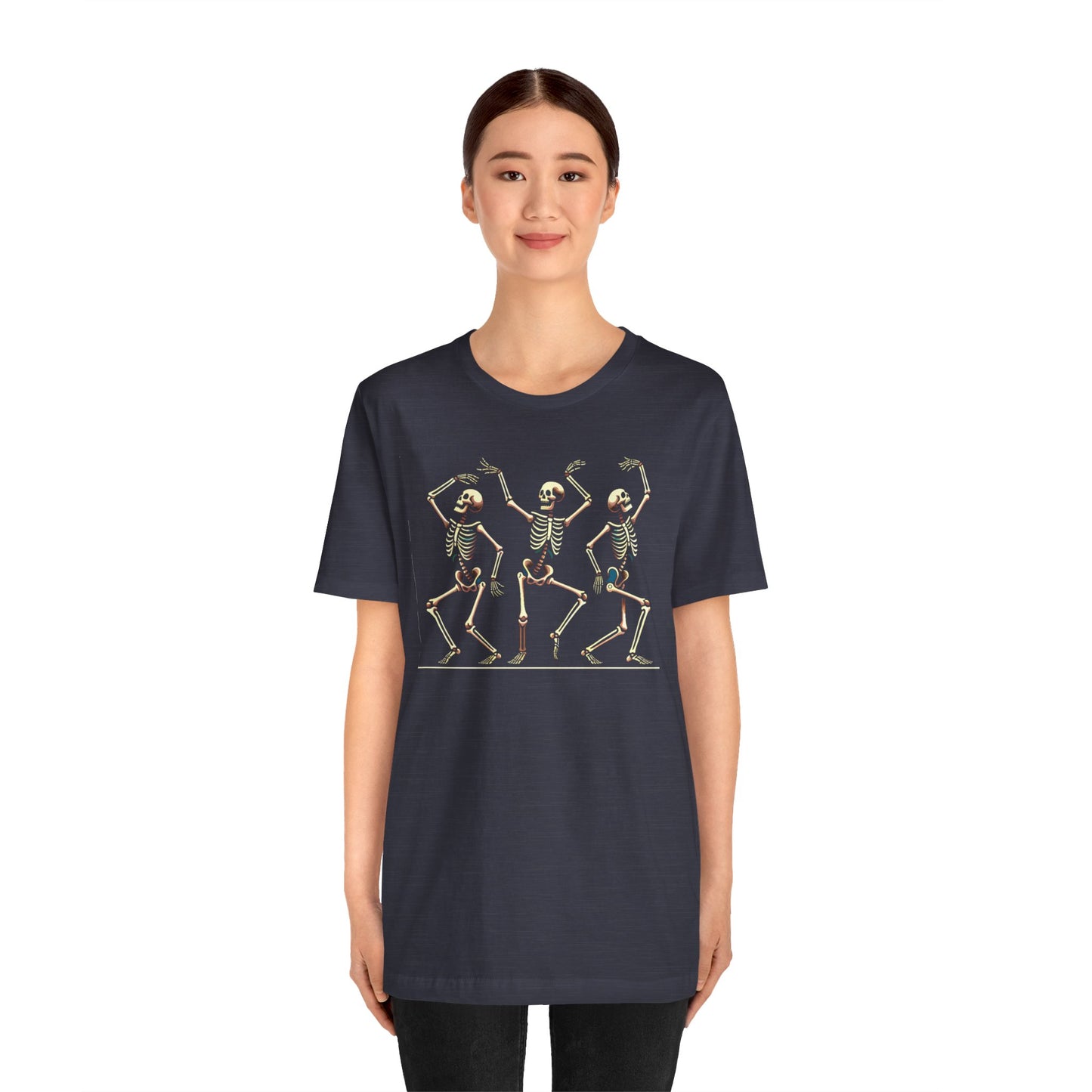 Dancing Skeleton T-Shirt – Funny Halloween Skeleton Shirt for Spooky Season