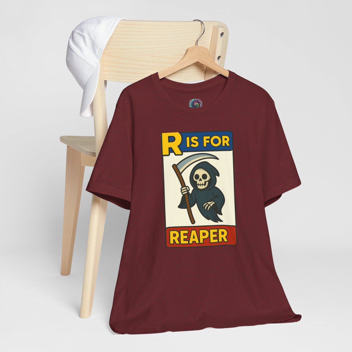 R Is for Reaper T-Shirt – Cute Grim Reaper Shirt from the Monster Alphabet Series