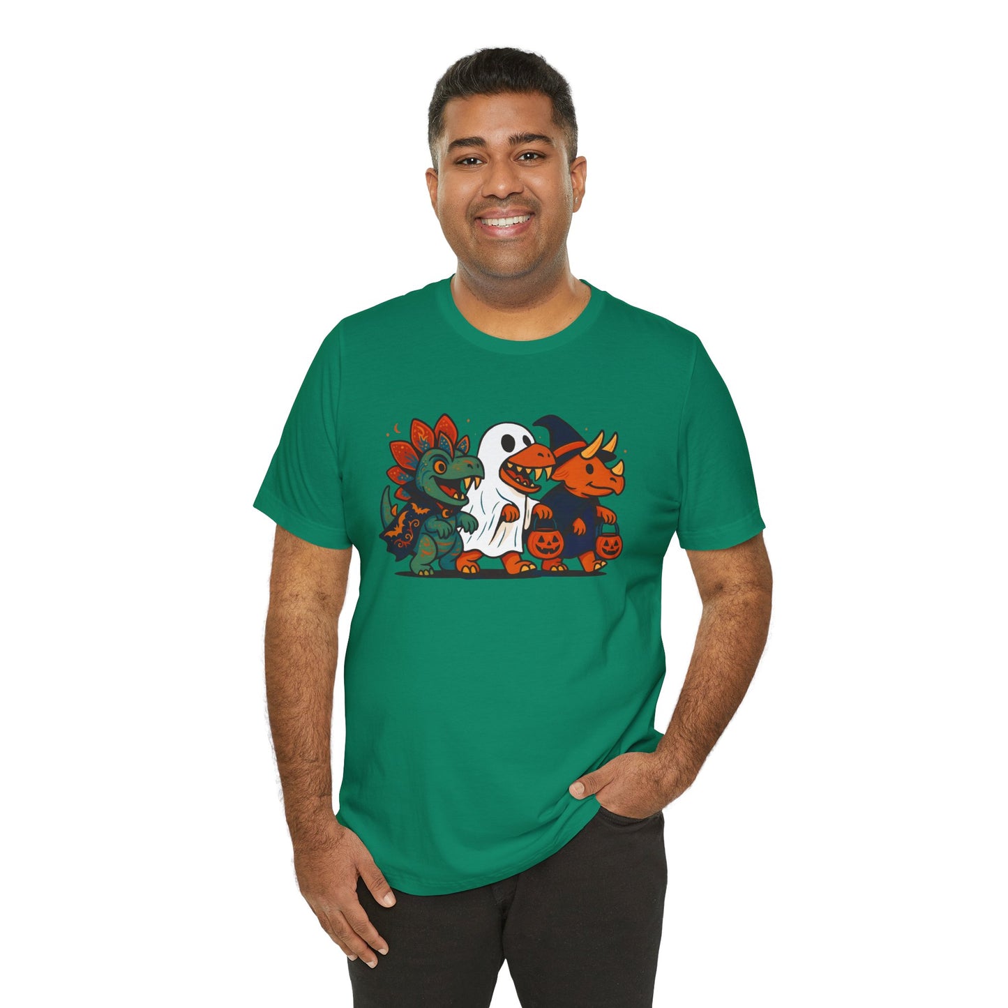 Halloween Dino Squad T-Shirt – Funny Trick-or-Treat Dinosaur Tee